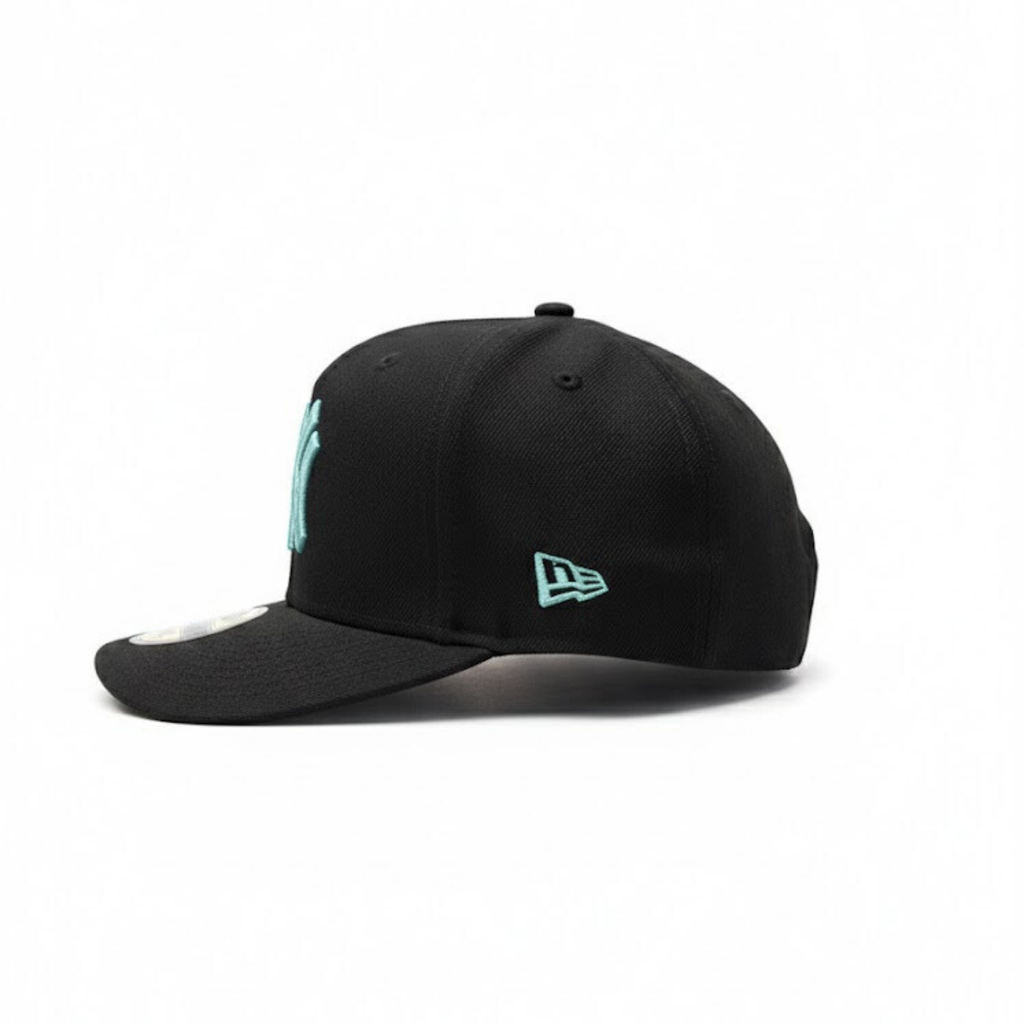 New Era New York Yankees Black Mint 9FORTY Adjustable Cap – Subway Series 25th Anniversary Side Patch