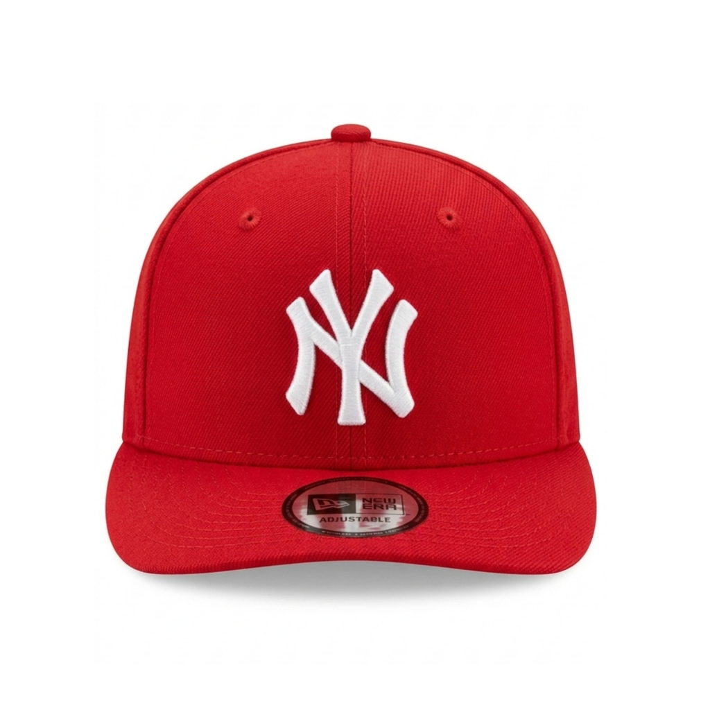 New Era New York Yankees 59FIFTY Red Fitted Flat Brim Baseball Cap