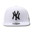 New Era New York Yankees 59FIFTY White Fitted Flat Brim MLB Baseball Cap