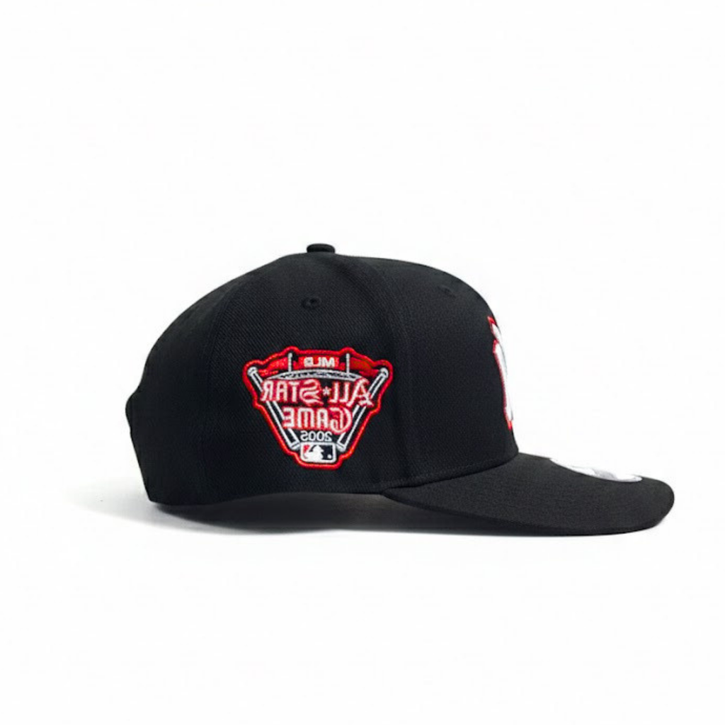 New Era New York Yankees Black Red 9FORTY Adjustable Cap – 2005 All-Star Game Side Patch