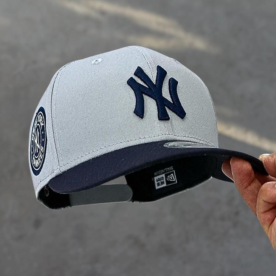 New Era New York Yankees Grey Navy 9FORTY Adjustable