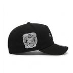 New Era New York Yankees Black 9FORTY Adjustable Cap – Floral Logo Embroidery – 25th Subway Series Side Patch Edition