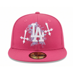 MLB Los Angeles Dodgers City Of Angels Pink Fitted Hat