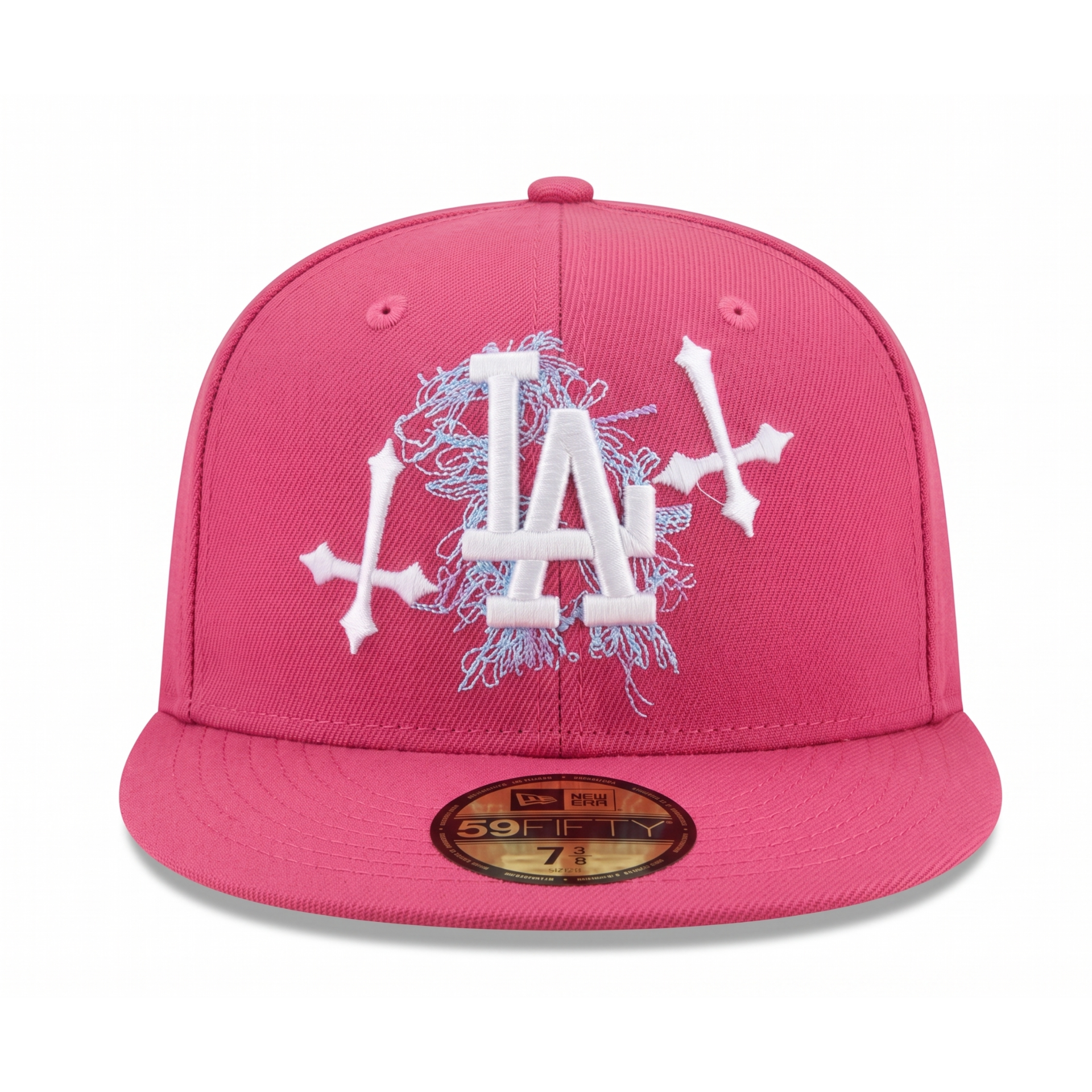 MLB Los Angeles Dodgers City Of Angels Pink Fitted Hat
