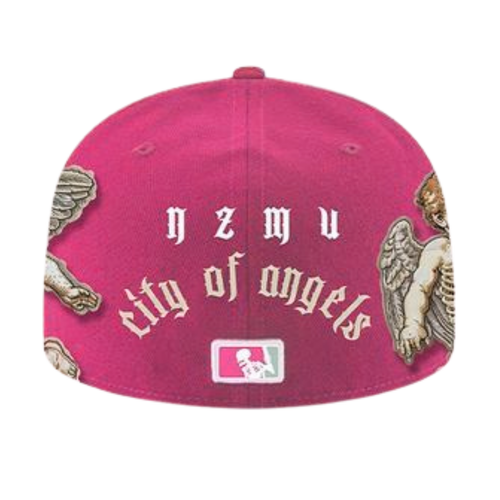 MLB Los Angeles Dodgers City Of Angels Pink Fitted Hat
