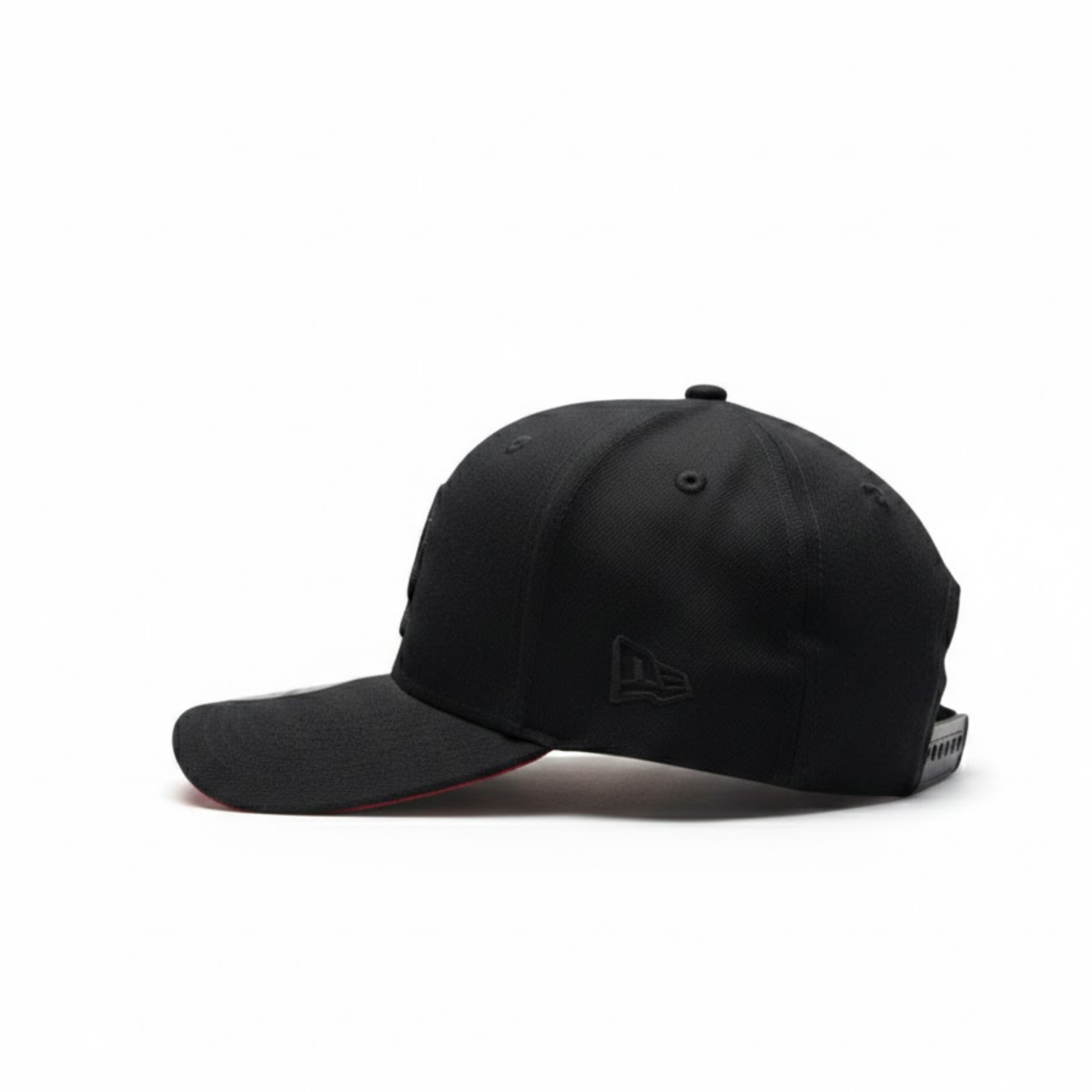 New Era Los Angeles Dodgers Black Red 9FORTY Adjustable Cap – 50th Anniversary Side Patch