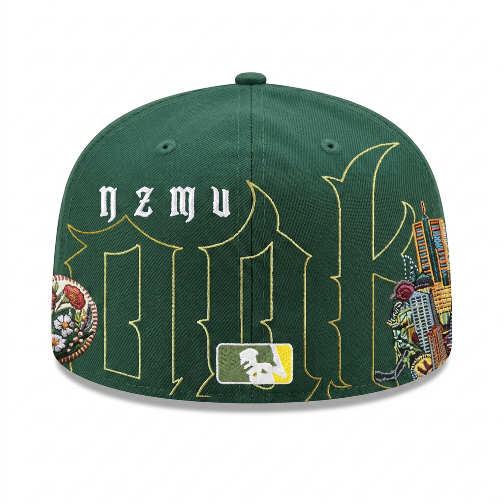 New Era Oakland Athletics A's Doves Green