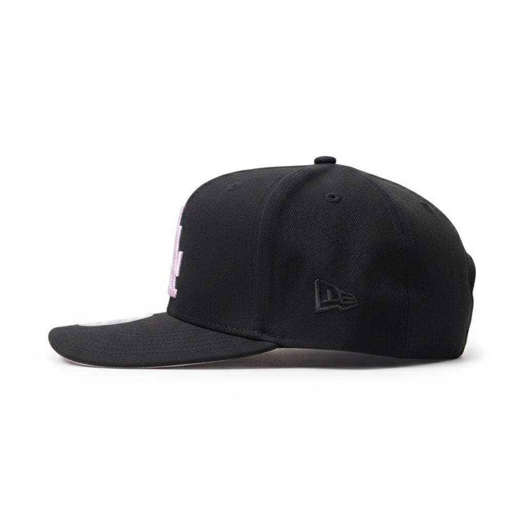 New Era Los Angeles Dodgers Black Pink 9FORTY Adjustable Cap – 100th Anniversary Side Patch