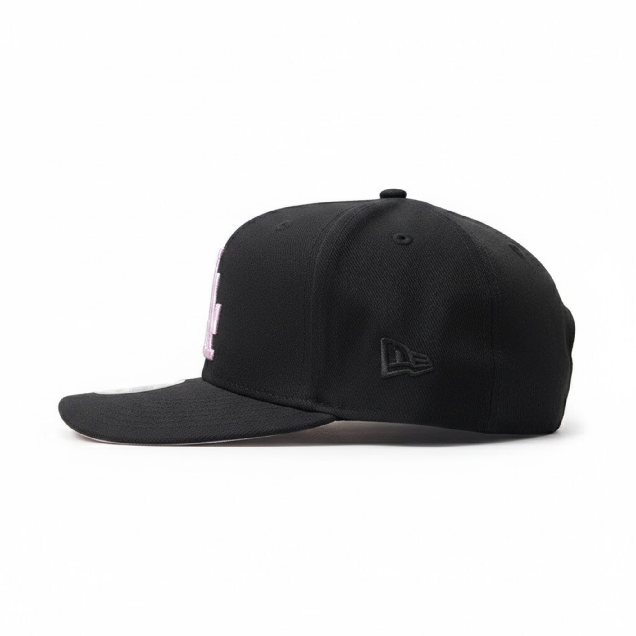 New Era Los Angeles Dodgers Black Pink 9FORTY Adjustable Cap – 100th Anniversary Side Patch