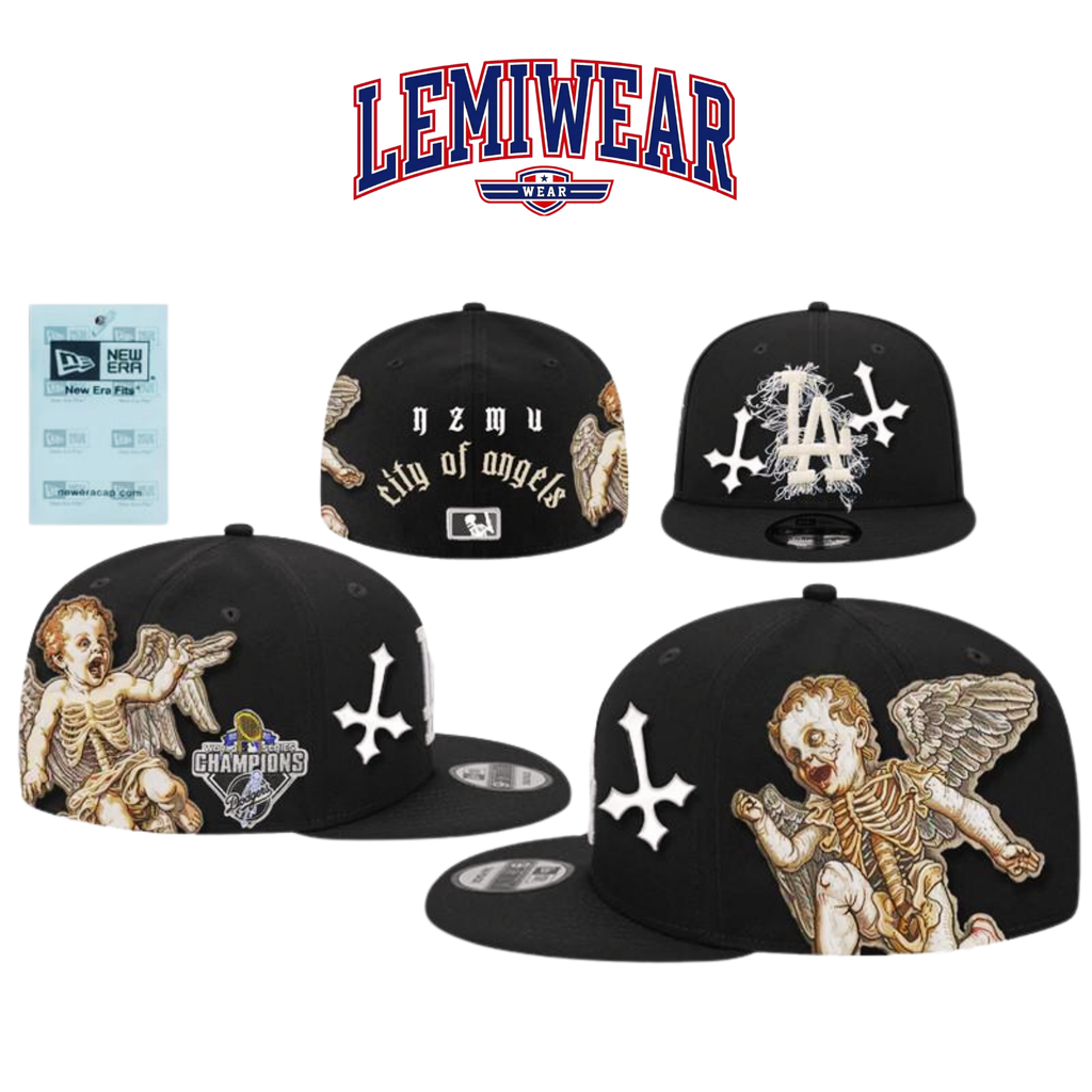 MLB Los Angeles Dodgers City Of Angels Black Fitted Hat