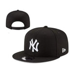 New Era New York Yankees 9FIFTY Black Snapback Flat Brim Cap