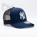 New Era New York Yankees 9FORTY Navy Black Trucker Adjustable Cap