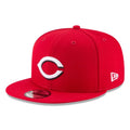 New Era Cincinnati Reds 9FIFTY Red Snapback Baseball Cap – Classic Flat Brim Adjustable Hat