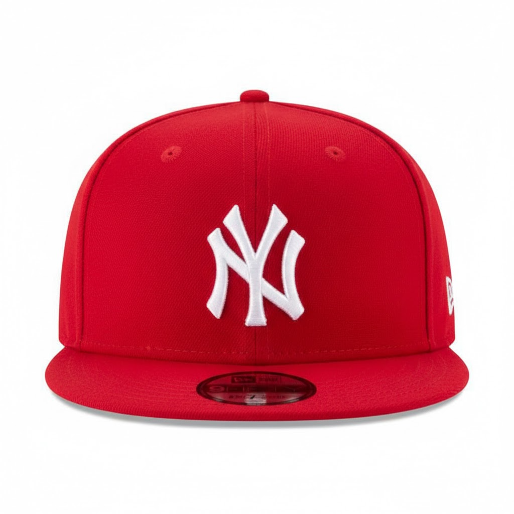 New Era New York Yankees 9FIFTY Red Snapback Flat Brim Cap