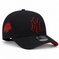 New Era New York Yankees Black Red 9FORTY Adjustable Cap – 1999 World Series Side Patch
