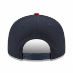 New Era Atlanta Braves 9FIFTY Navy/Red Snapback Flat Brim Cap