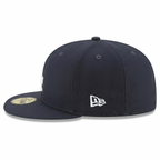 New Era Los Angeles Dodgers 59FIFTY Black with White Logo Fitted Cap
