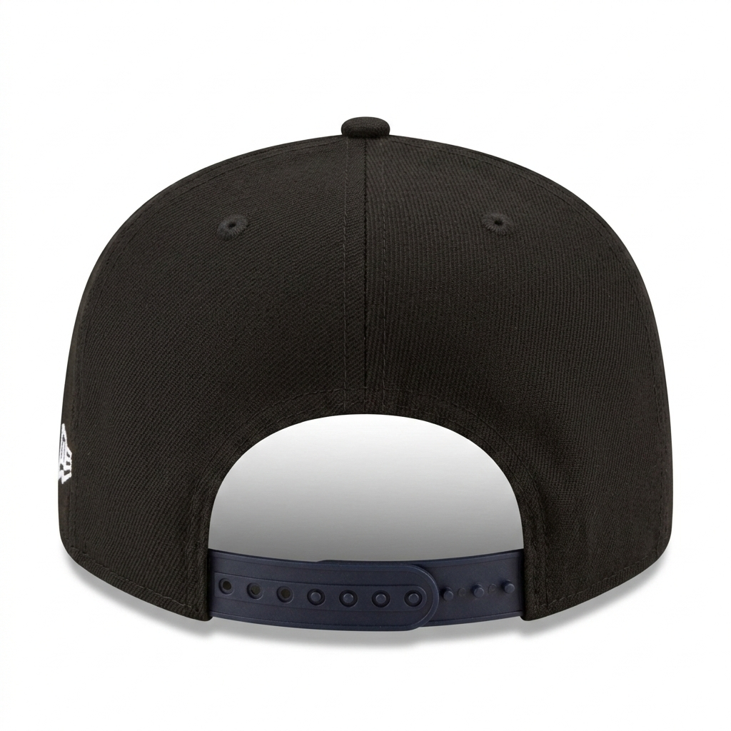 New Era Chicago White Sox 9FIFTY Black Snapback Flat Brim Cap