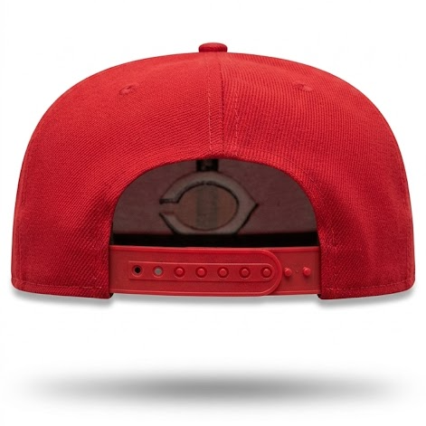 New Era Cincinnati Reds 9FIFTY Red Snapback Baseball Cap – Classic Flat Brim Adjustable Hat
