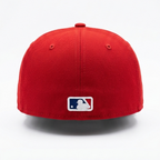 New Era New York Yankees 59FIFTY Red Fitted Flat Brim Baseball Cap