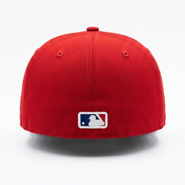 New Era New York Yankees 59FIFTY Red Fitted Flat Brim Baseball Cap