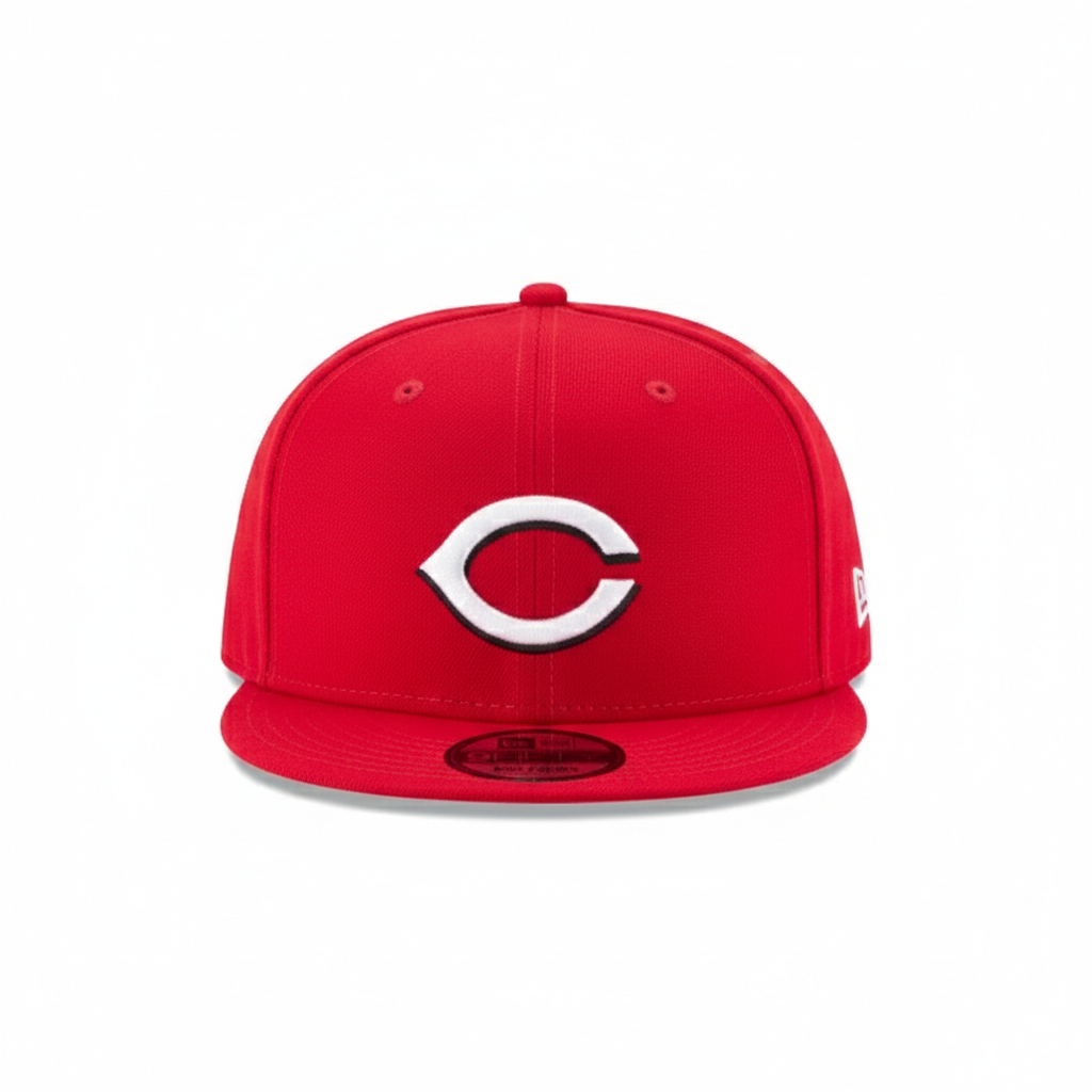 New Era Cincinnati Reds 9FIFTY Red Snapback Baseball Cap – Classic Flat Brim Adjustable Hat