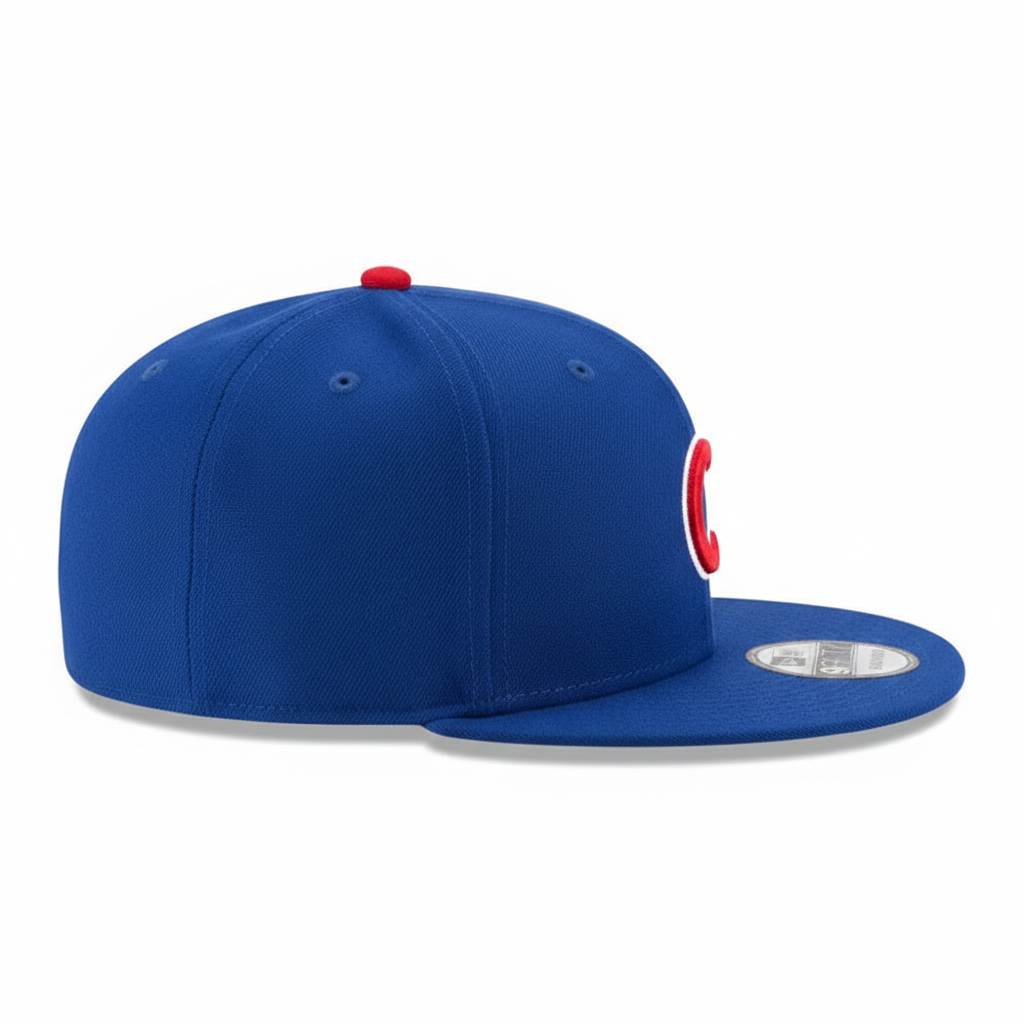 New Era Chicago Cubs 9FIFTY Blue Snapback Flat Brim Cap