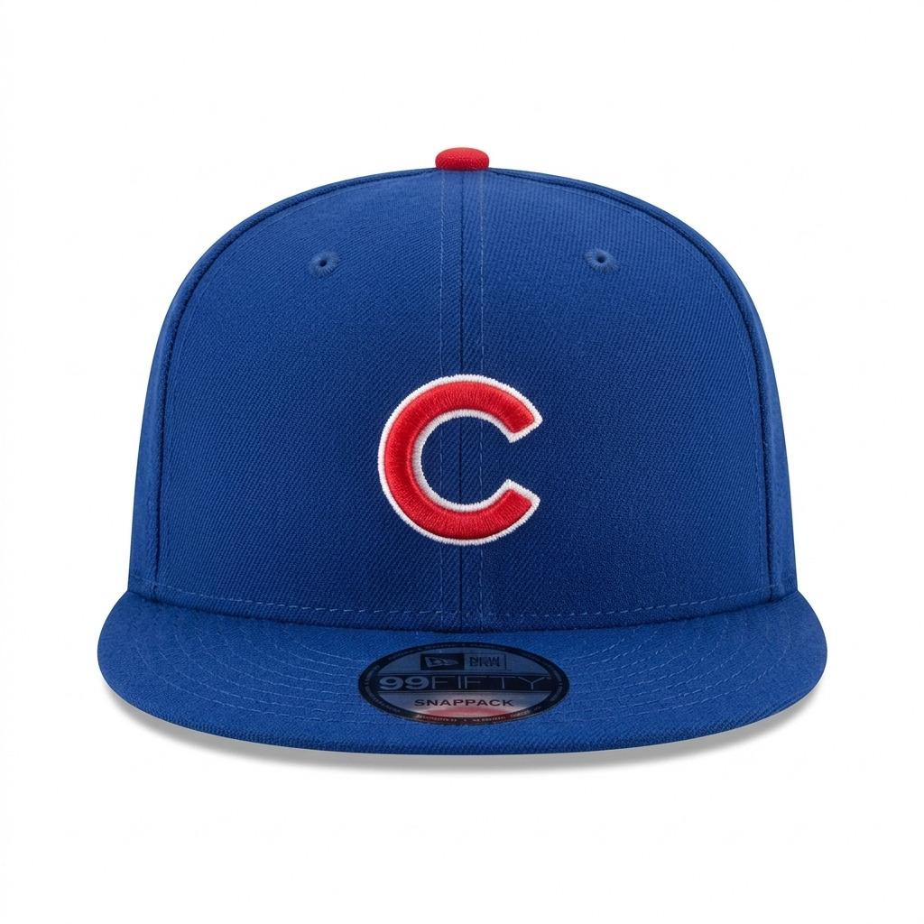 New Era Chicago Cubs 9FIFTY Blue Snapback Flat Brim Cap