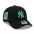 New Era New York Yankees Black Mint 9FORTY Adjustable Cap – Subway Series 25th Anniversary Side Patch