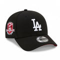 New Era Los Angeles Dodgers Black Red 9FORTY Adjustable Cap – 50th Anniversary Side Patch