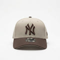 New Era New York Yankees Beige Brown 9FORTY Adjustable Cap – 1998 World Series Side Patch