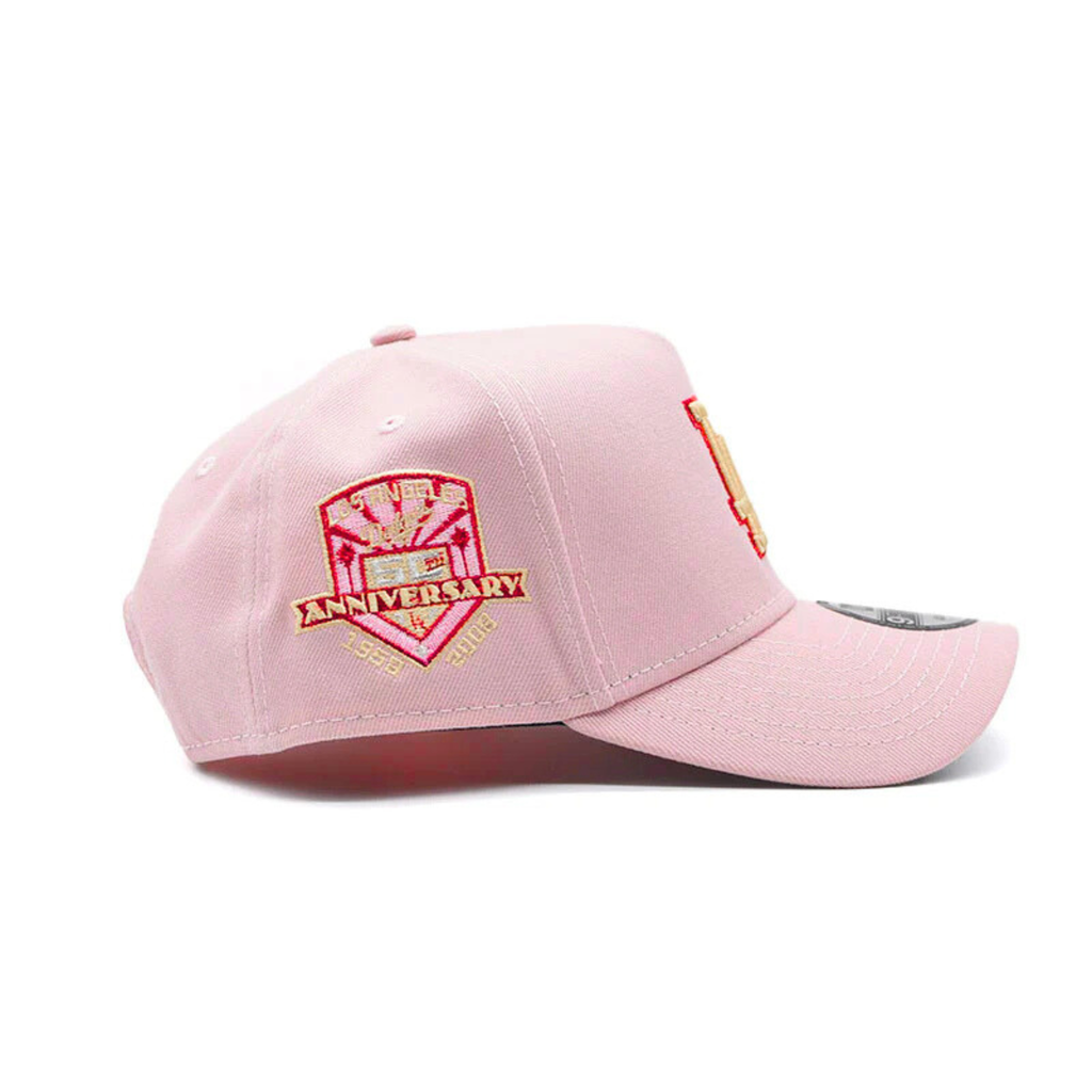 New Era Los Angeles Dodgers 50th Anniversary Pink Rouge 9Forty