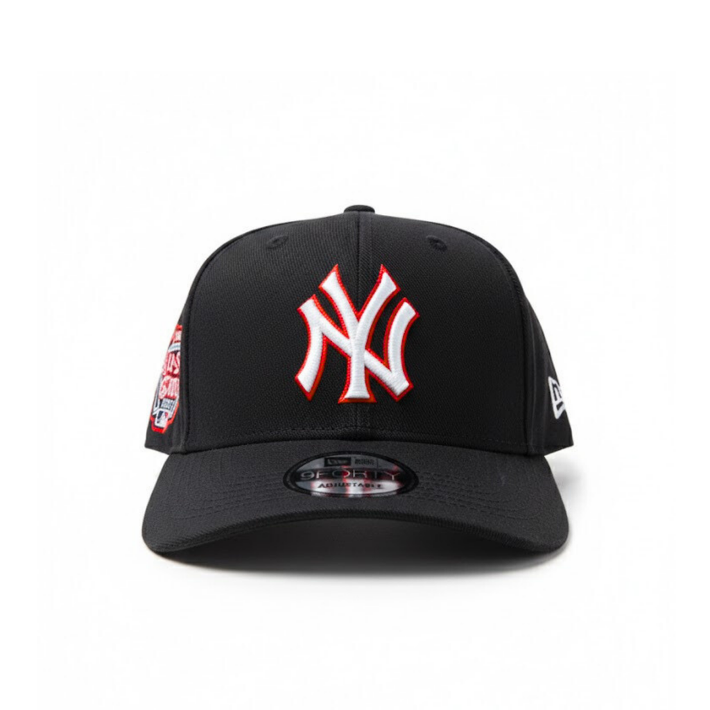 New Era New York Yankees Black Red 9FORTY Adjustable Cap – 2005 All-Star Game Side Patch