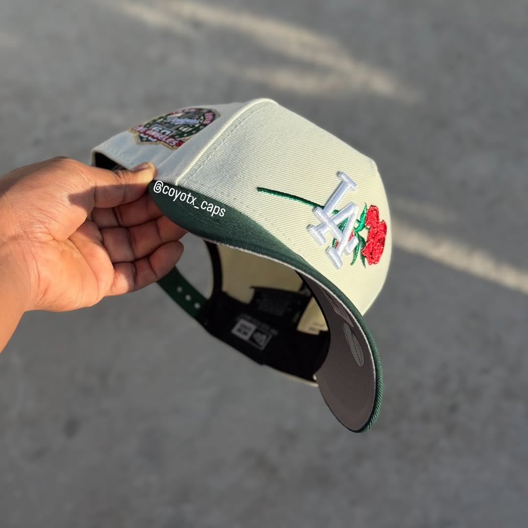 New Era Los Angeles Dodgers 60th Anniversary Rose Chrome Two Tone Edition 9Forty