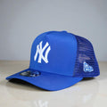 New Era New York Yankees 9FORTY Royal Blue Trucker Adjustable Cap